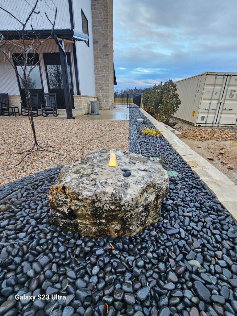 Garden walkway and planting project
