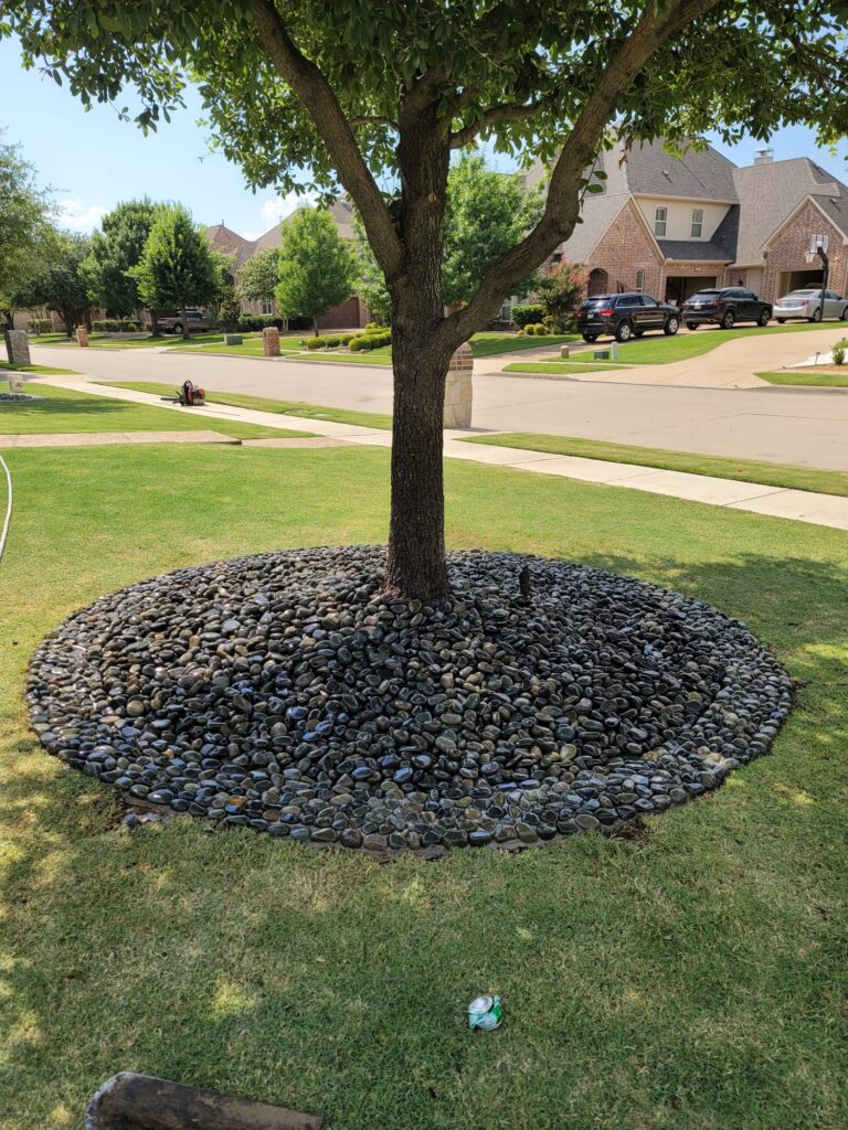 Hardscape and garden bed project